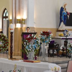 Beim Gottesdienst