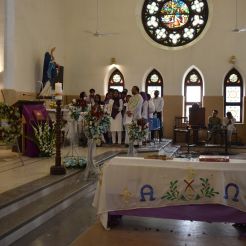Beim Gottesdienst